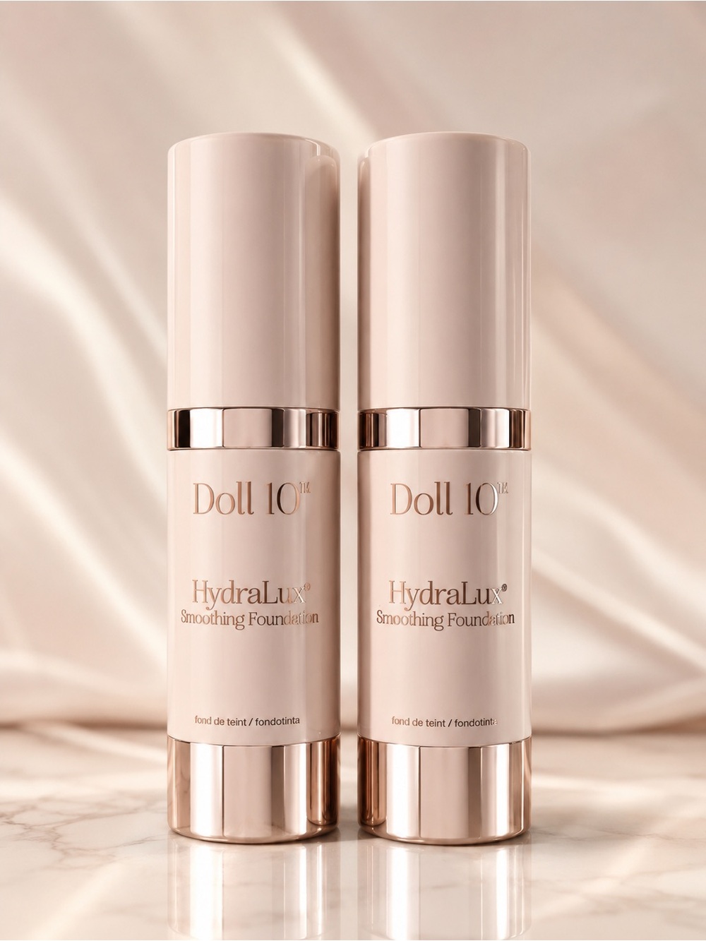 Doll10 Tan HydraLux Smoothing Foundation Bundle of 2 🌟